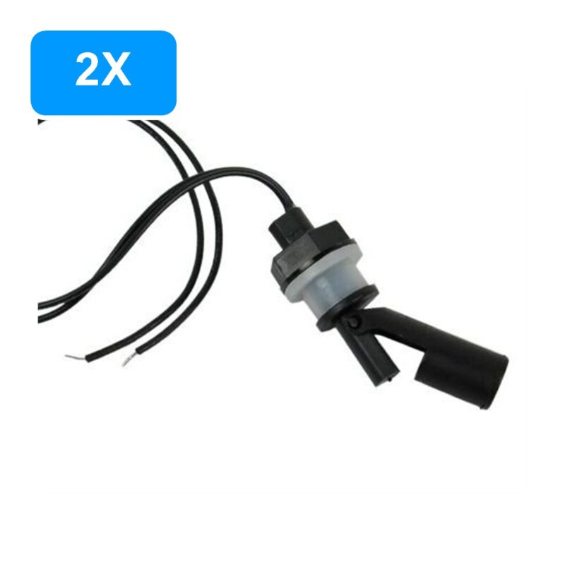 2 x Sensor de Nível Interruptor de Boia e Mini Bóia
