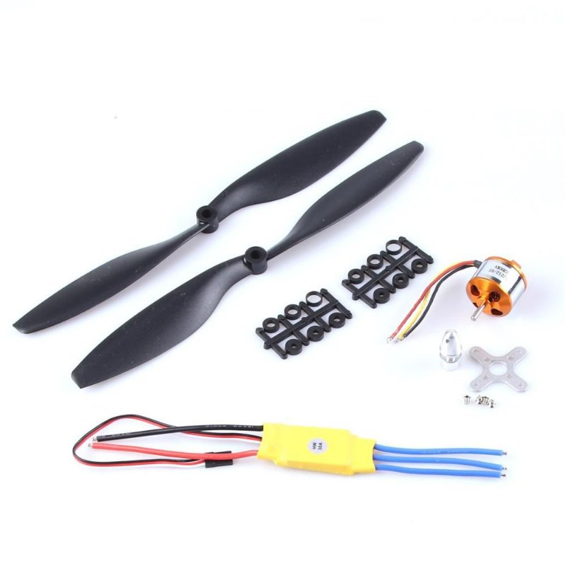 Kit 1000kv Motor 30a Esc Hélice para avião e drone
