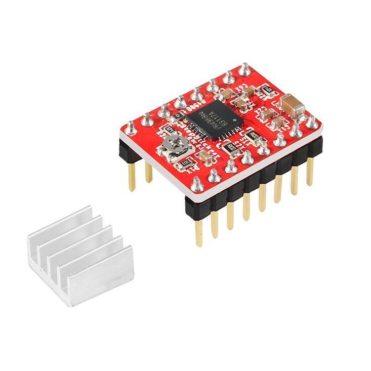 Driver Motor Passo A4988 Com Dissipador De Calor