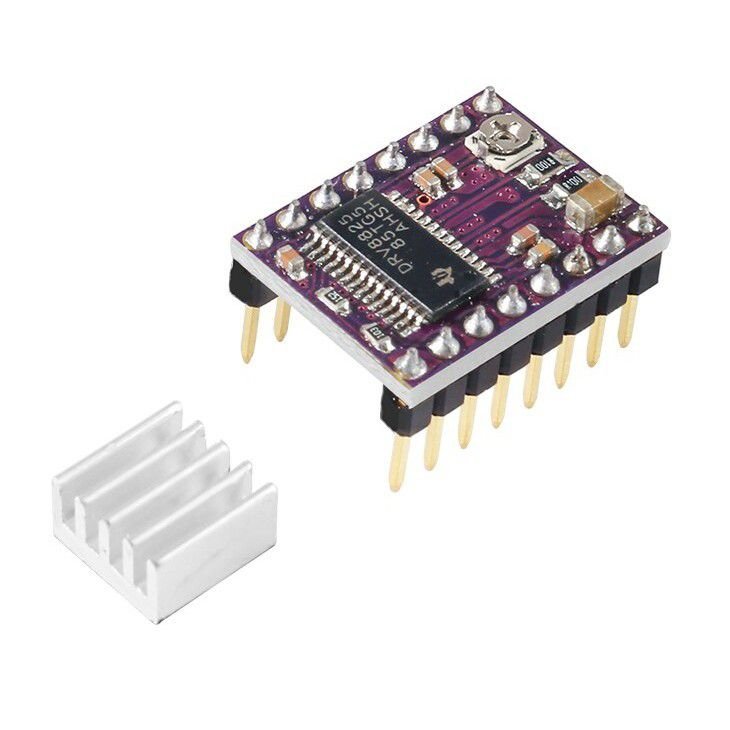 Driver Motor Passo Drv8825 Com Dissipador De Calor