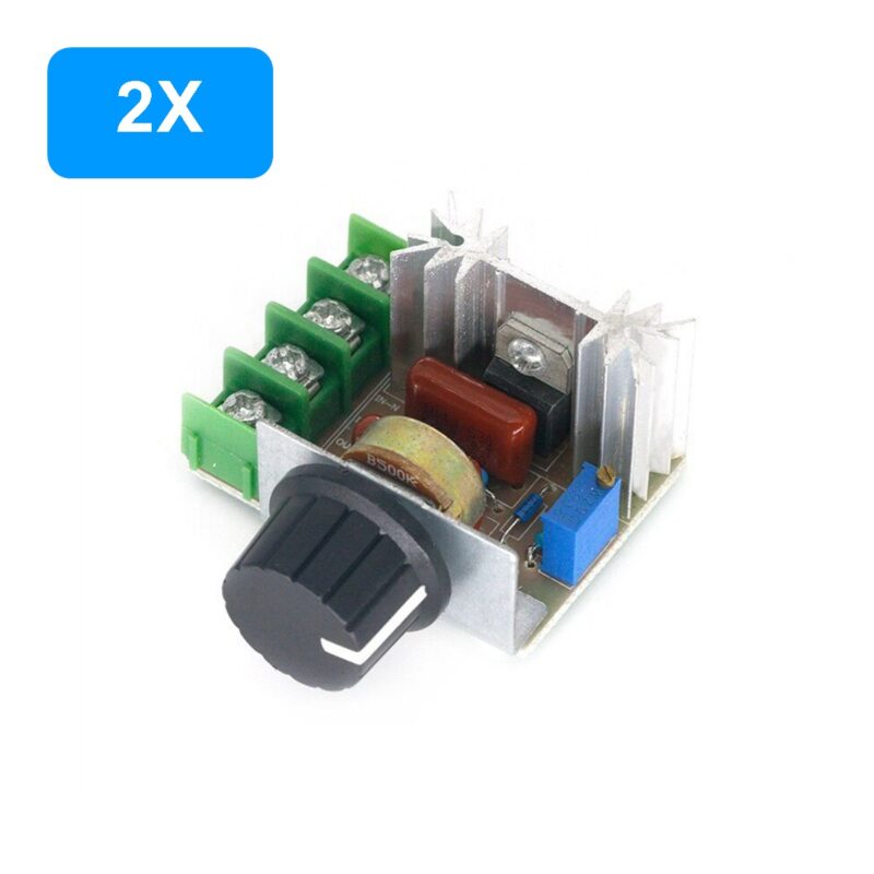 2 x Módulo Dimmer AC 2000W 50-220V