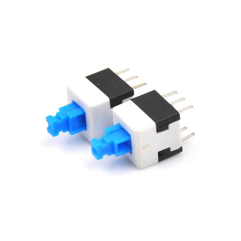 Push Button com Trava 6 Pinos para Protoboard - Imagem 2