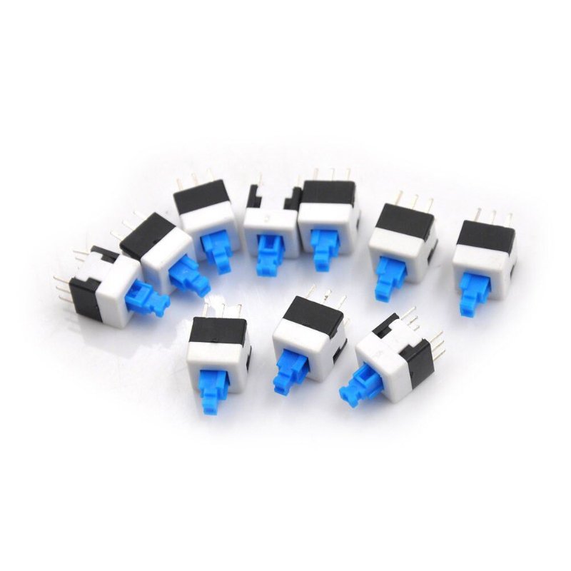 Push Button com Trava 6 Pinos para Protoboard - Imagem 3