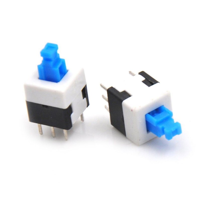 Push Button com Trava 6 Pinos para Protoboard - Imagem 4