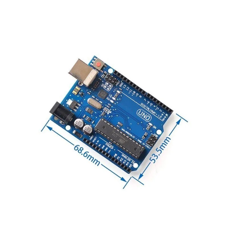Placa Arduino UNO R3 ATmega328P DIP Compatível s/ Cabo USB - Imagem 3