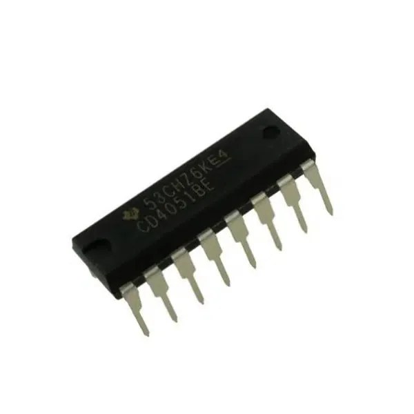 CI Multiplexador CD4051 DIP-16 — Kit 2 Unidades