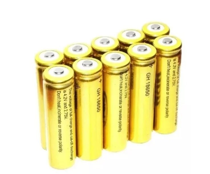 Bateria 18650 Li-Ion 3,7V 8000mAh Recarregável