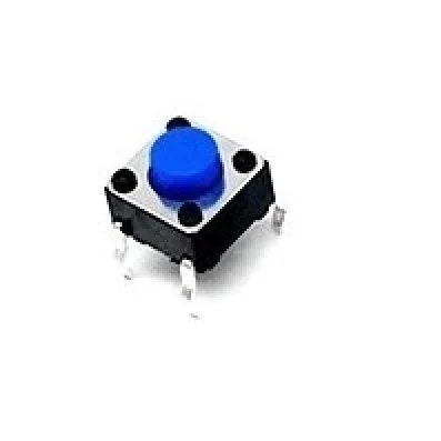 Push Button Azul 4 Pinos para Protoboard