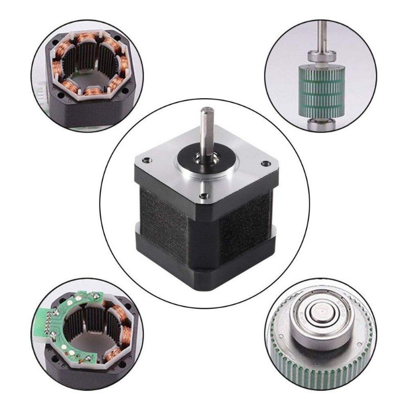 17HS4401s Motor de Passo NEMA 17 4,2kgf cm - Imagem 3