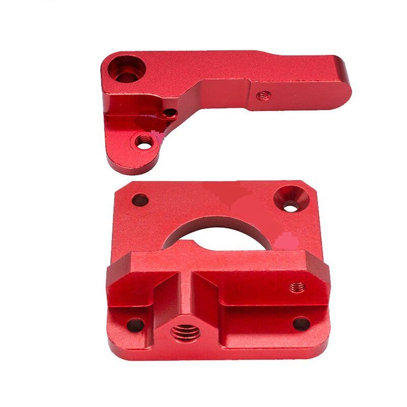 Extrusora MK8 extruder para impressora 3d Vermelha - Imagem 3