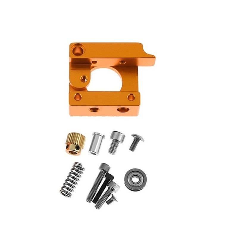 Extrusora MK8 extruder para impressora 3d Laranja