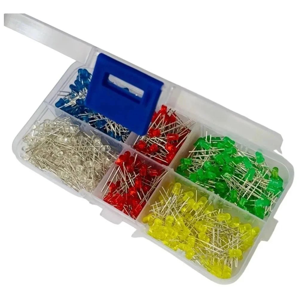 Kit Maleta 500 LEDs 3mm Coloridos